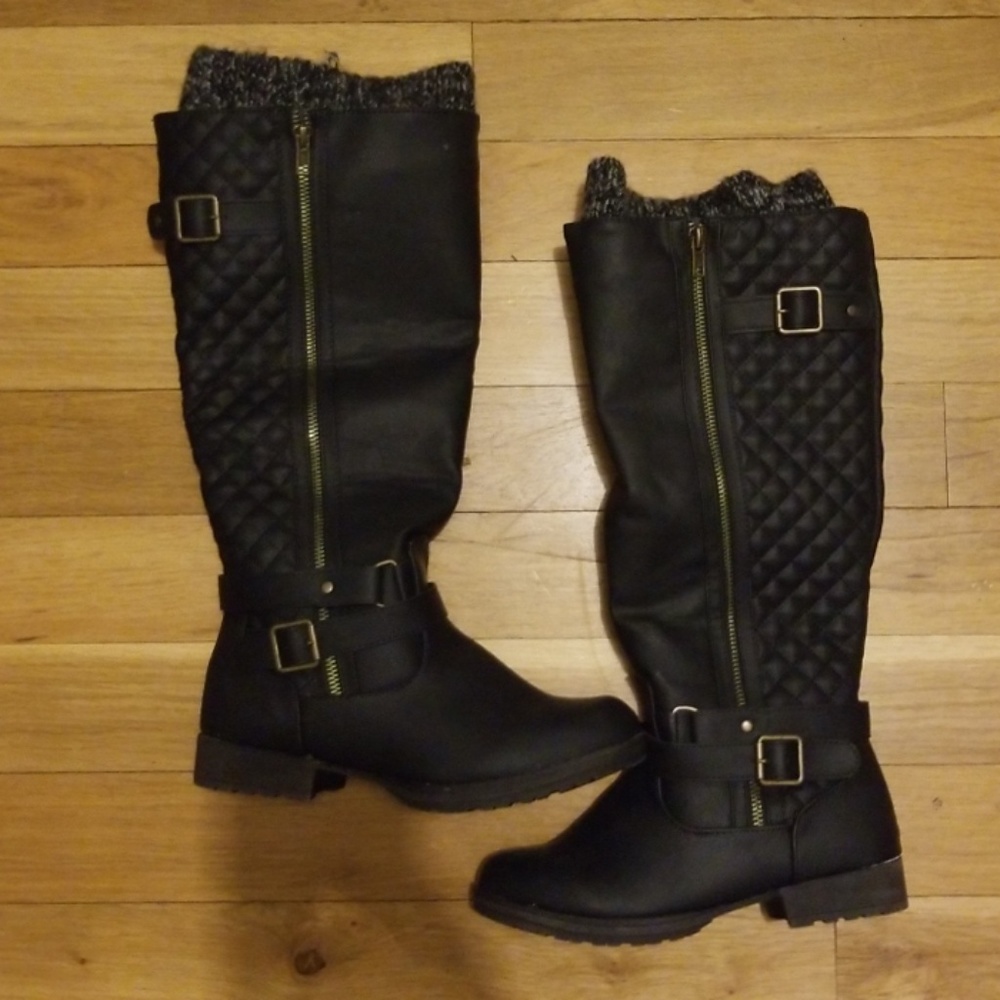 Knee high boots